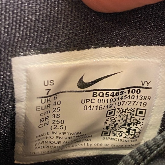 Nike Zoom Rize TB Team Basketball Shoes White Black BQ5468-100 Mens Size 7 - Picture 7 of 9